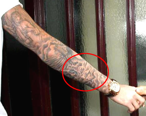 David Beckham Sleeve Tattoos Meaning Pictures Of Each Arm Tattoo