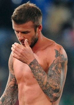 Beckham Sleeve on David Beckham Sleeve Tattoos   Meaning   Pictures Of Each Arm Tattoo