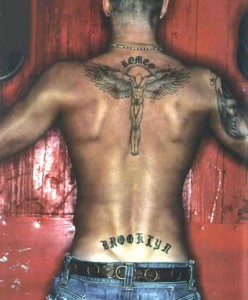 David Beckham Back Tattoos