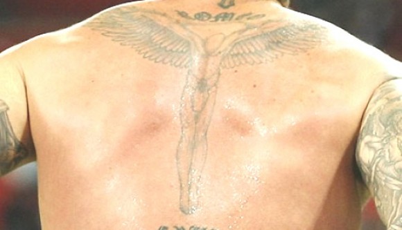 David Beckham Back Tattoos - Meaning and Pictures of Each Back Tattoo