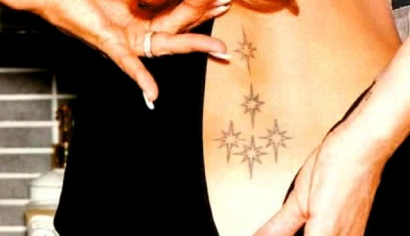 Victoria Beckham Back Tattoo Meaning and Pictures of Her Star Tattoos
